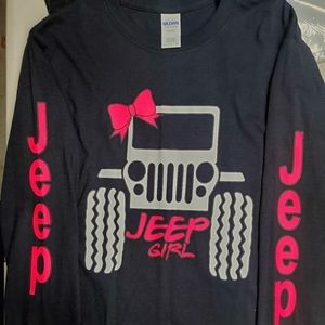 New long sleeves Pink bowtie sleeves Jeep S